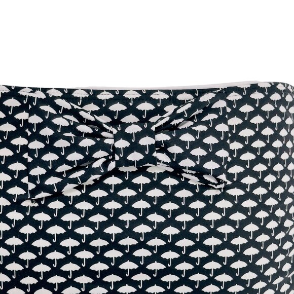 KENNETH COLE REACTION Women's Swimsuit Bottom Black White Umbrellas' Size XL - Picture 6 of 9
